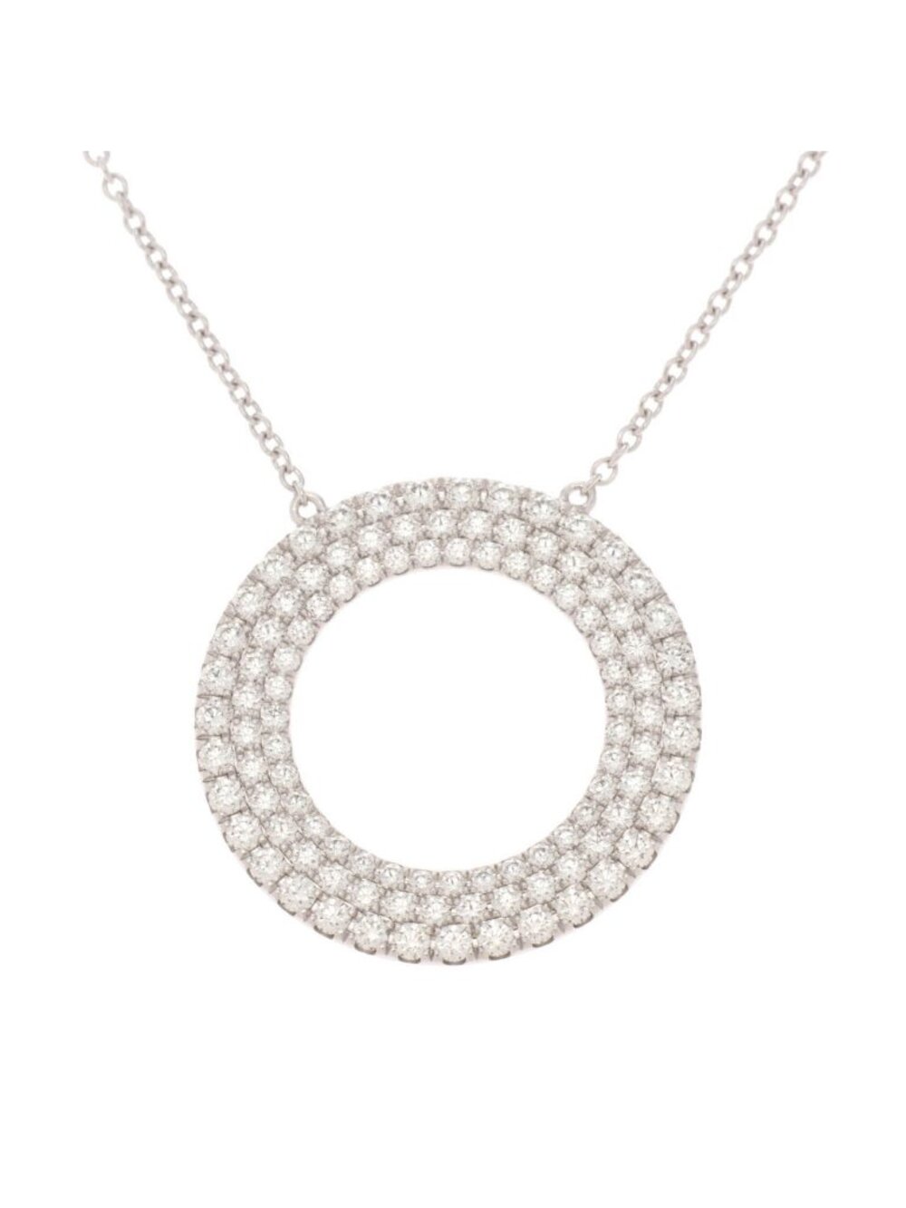 Tiffany & Co NC Pendant Diamond White Gold